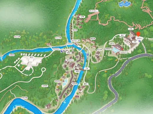 隆尧结合景区手绘地图智慧导览和720全景技术，可以让景区更加“动”起来，为游客提供更加身临其境的导览体验。